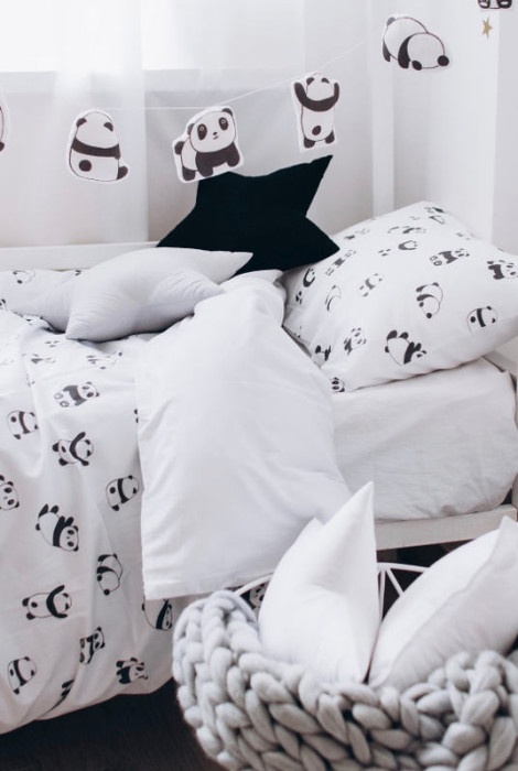 Постільна білизна в дитяче ліжко Панди