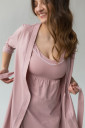 Ночная рубашка Lily для беременных и кормления, blush