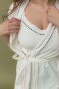 Нічна сорочка Lily для вагітних і годування, ivory