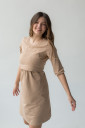 Платье для дома Lily для беременных и кормления, camel