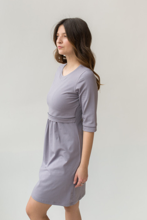 Платье для дома Lily для беременных и кормления, grey
