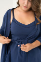 Ночная рубашка Lily для беременных и кормления, navy blue