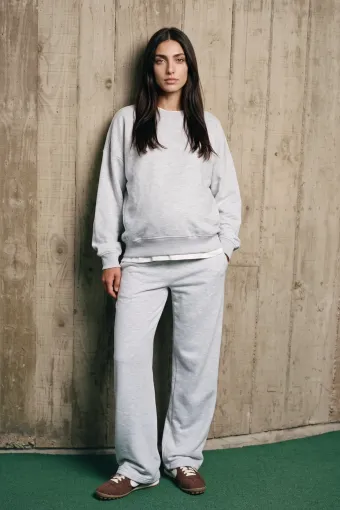 Костюм oversize для беременных и кормящих, серый