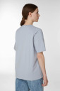 Базовая трикотажная футболка для беременных и кормления в серого цвета