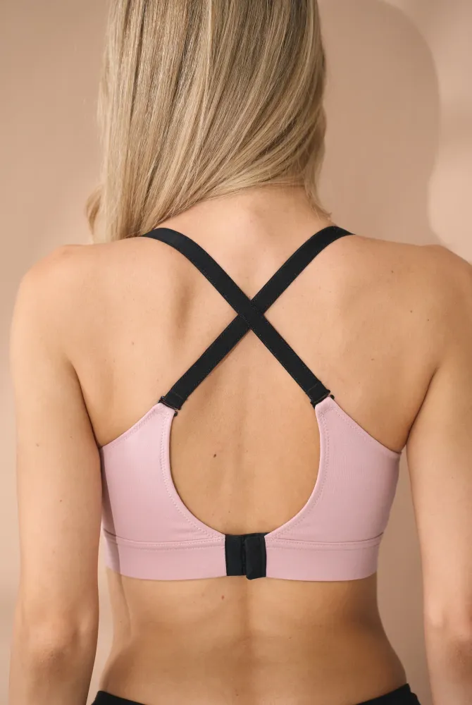 Бюстгальтер-топ з мереживом для вагітних та годуючих Lada, пудра Бюстгальтер-топ з мереживом для вагітних та годуючих Lada, пудра