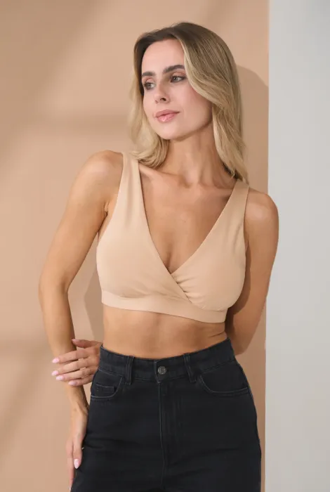 Топ для вагітних та годуючих на запах Stefania, бежевий
