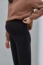 Теплі штани-джогери для вагітних Uno чорні