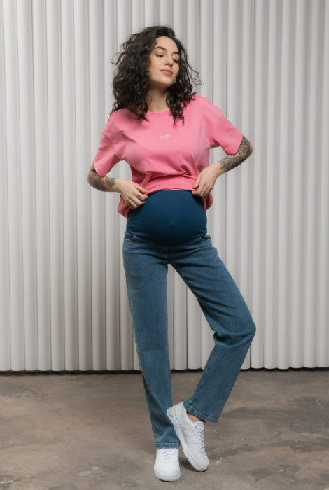 Прямі джинси для вагітних Adela, синій