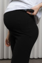 Штани с разрезами для беременных Laylo чёрные