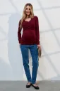 Mom джинсы для беременных Leyton, синие с снежным эффектом