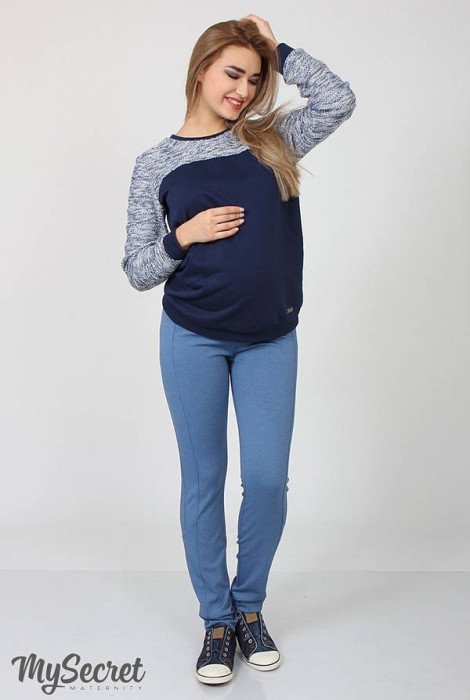 Штани для вагітних Vogue light, джинсово-синій