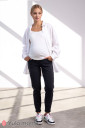 Джинсы Florence для беременных, темно-серый с потертостями