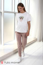 Легкі штани для вагітних Miro, бежевого кольору