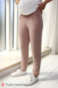 Легкие брюки для беременных Miro, бежевого цвета