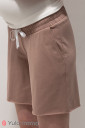 Трикотажные шорты для беременных Ruth, коричневые