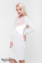 Сукня для вагітних і годування  Denise світло-сірий меланж