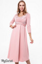 Сукня для вагітних і годування Elizabeth пудровий рожевий