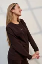Базовий лонгслів для вагітних і годування Erica, шоколад