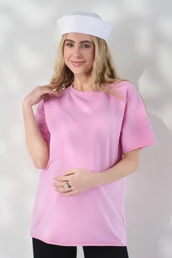 Футболка Viva для вагітних і годування, рожева