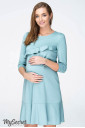Платье для беременных и кормления Simona, полынь