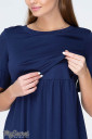Платье-футболка для беременных и кормления Emily, темно-синий