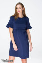 Сукня-футболка для вагітних і годування Emily, темно-синій
