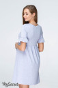Сукня-футболка для вагітних і годування Emily, сірий меланж
