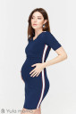 Платье-туника для беременных и кормления Gina, темно-синий