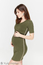 Платье-туника для беременных и кормления Gina, хакки