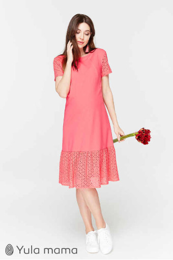 Сукня для вагітних і годування Dream, яскраво-рожевий