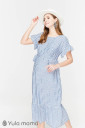 Платье для беременных и кормления Zanzibar, сине-белая полоска