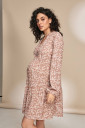 Платье для беременных с секретом для кормления Alicia, капучино