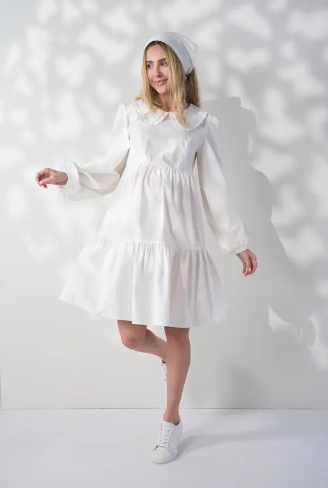 Квіткова сукня для вагітних Elender із секретом для годування, пудра