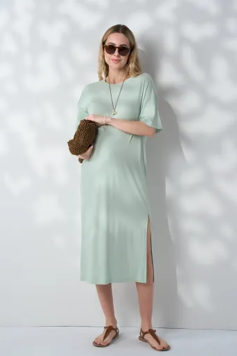 Сукня-футболка Lana для вагітних і годування, зелений