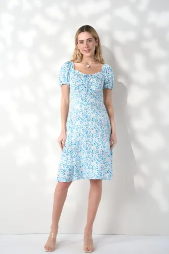 Сукня Eileen для вагітних і годування, блакитні квіти