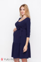 Платье для беременных и кормления Tara, синий