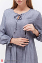 Платье для беременных и кормления Jeslyn, джинсово-синий меланж