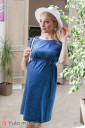 Grace - джинсово-синее платье для беременных и кормящих мам