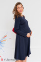 Платье для беременных и кормления Olivia, темно-синий