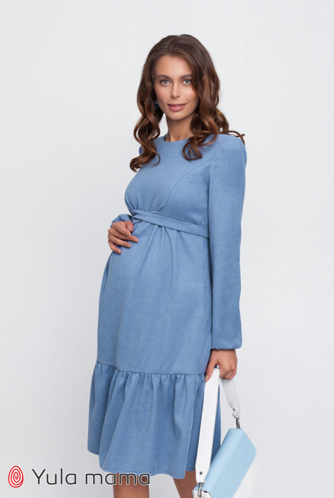 Сукня Phillis для вагітних і годування, джинсово-блакитний
