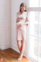 Сукня Mirella для вагітних і годування, пудра