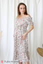 Сукня Federica для вагітних і годування, лісові квіти на молочному