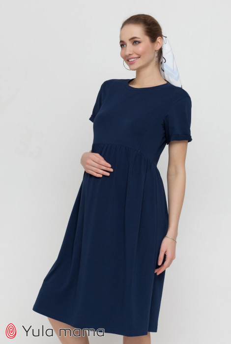 Платье Sophie для беременных и кормления, синий