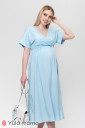 Платье Gretta для беременных и кормления, голубой
