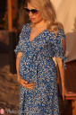 Ярко-синее платье Miranda для беременных, с секретом для кормления