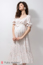 Платье Mary для беременных и кормления, розово-молочный с цветами