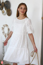 Платье Agnetta для беременных и кормления, белый
