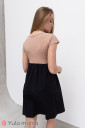 Сукня Carter для вагітних і годування, чорний з бежевим
