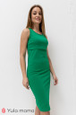 Платье Leya для беременных и кормления, зелёный
