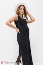 Платье Mila для беременных и кормления, чёрный